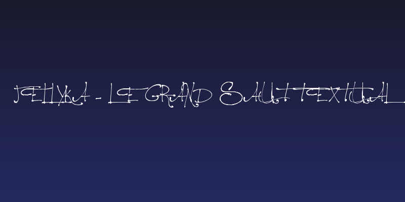 Jellyka - le Grand Saut Textual Social Header