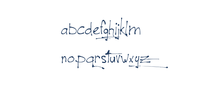 Jellyka - le Grand Saut Textual Lowercase