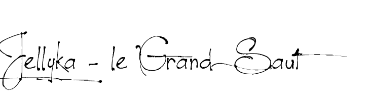 Jellyka - le Grand Saut  font caratteri gratis