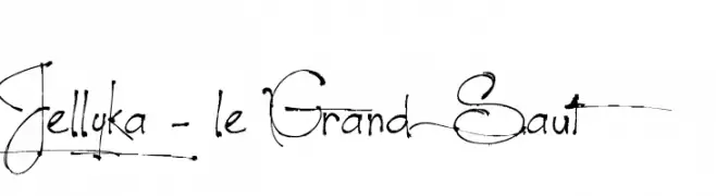 Jellyka - le Grand Saut  Frei Schriftart Herunterladen