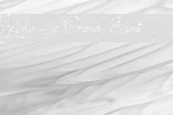 Jellyka - le Grand Saut Font examples
