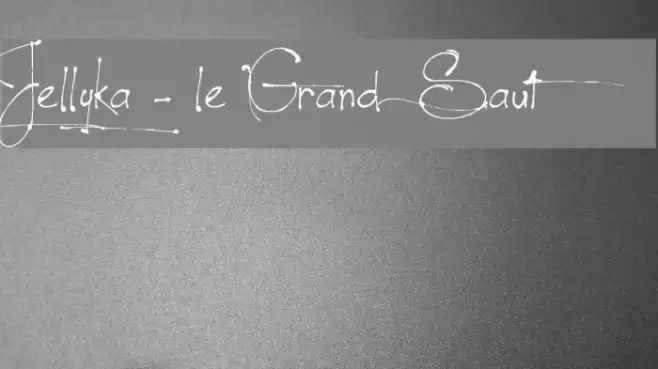 Jellyka - le Grand Saut Font examples