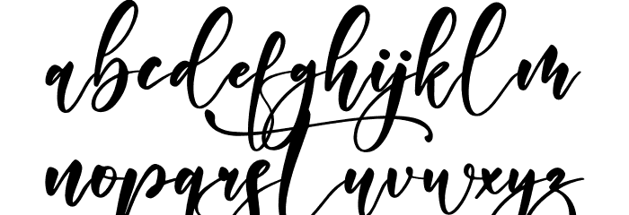 Jelonta Font LOWERCASE