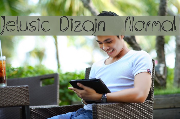Jelusic Dizajn Normal Font examples