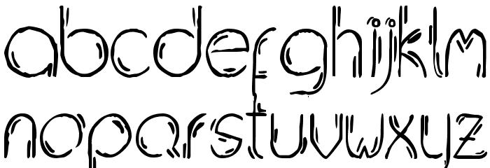 Jelusic Dizajn Normal Font LOWERCASE