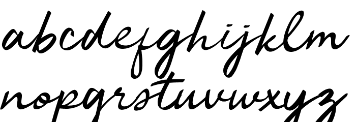 Jelytta Font LOWERCASE