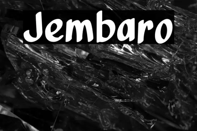 Jembaro Font examples