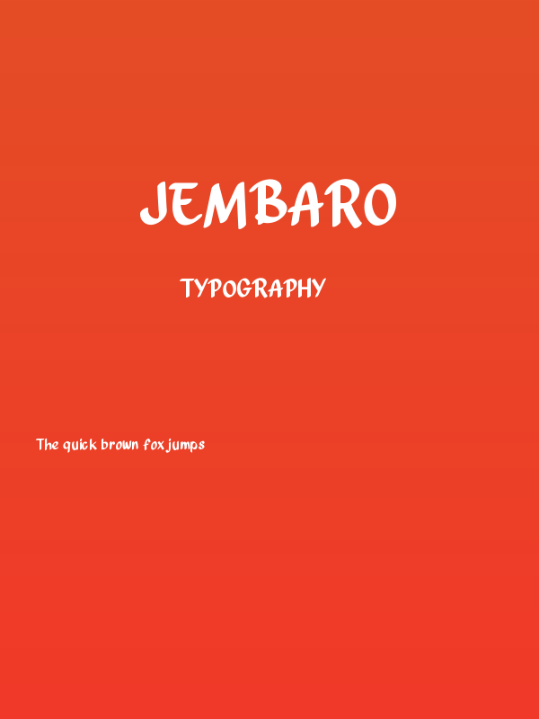Jembaro Poster