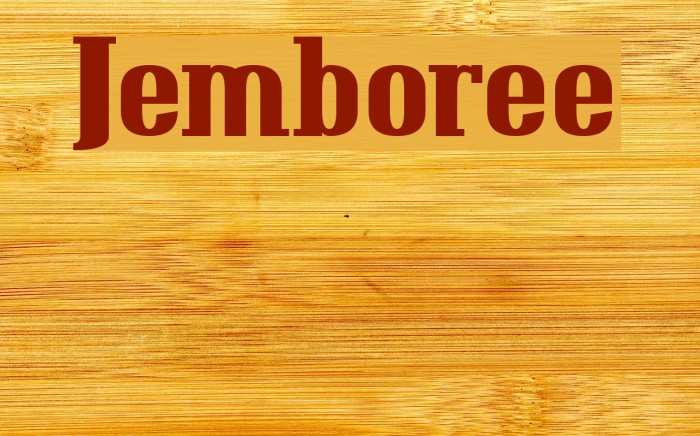 Jemboree Font examples