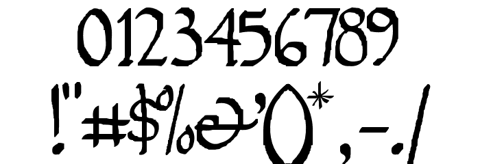 Jempol フォント その他の文字