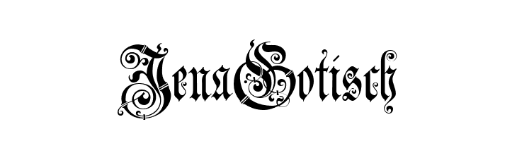 JenaGotisch  font caratteri gratis