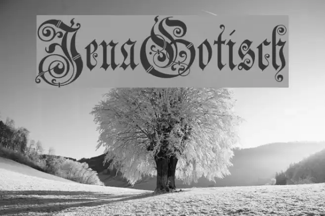 JenaGotisch Font examples
