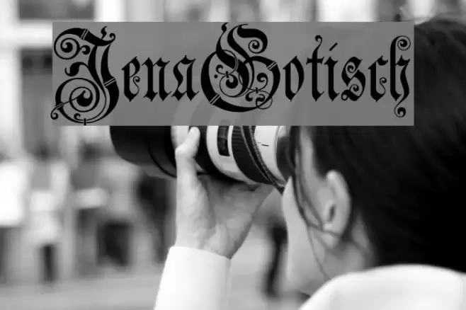 JenaGotisch Font examples