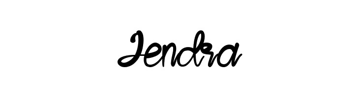 Jendra  नि: शुल्क फ़ॉन्ट्स डाउनलोड