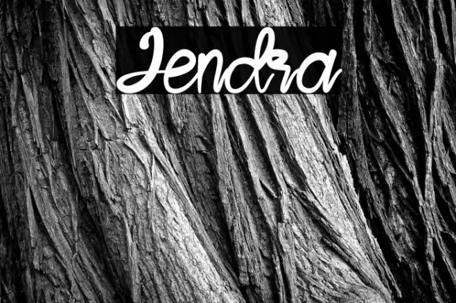 Jendra Font examples