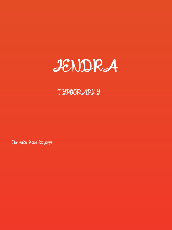 Jendra Poster