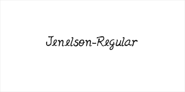 Jenelson-Regular Logo