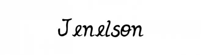 Jenelson  Frei Schriftart Herunterladen