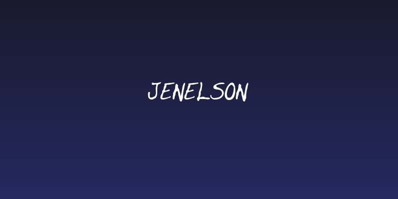 Jenelson Social Header