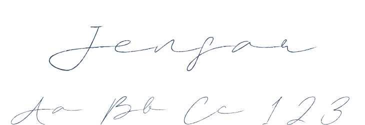 Jenfar Font Preview