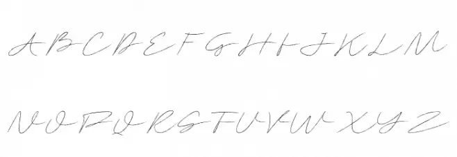 Jenfar Font UPPERCASE