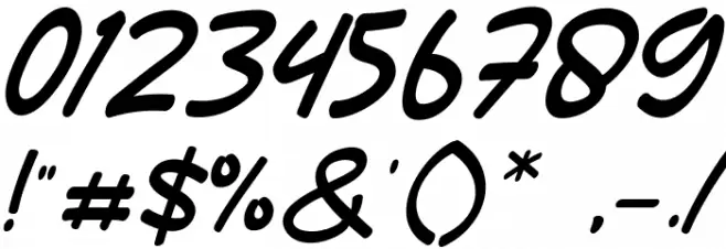 Jengkol Font OTHER CHARS