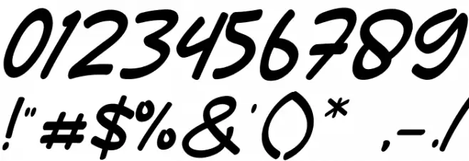 Jengkol Font OTHER CHARS