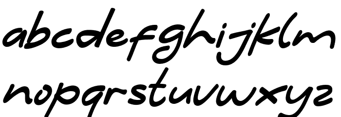 Jengkol Font LOWERCASE