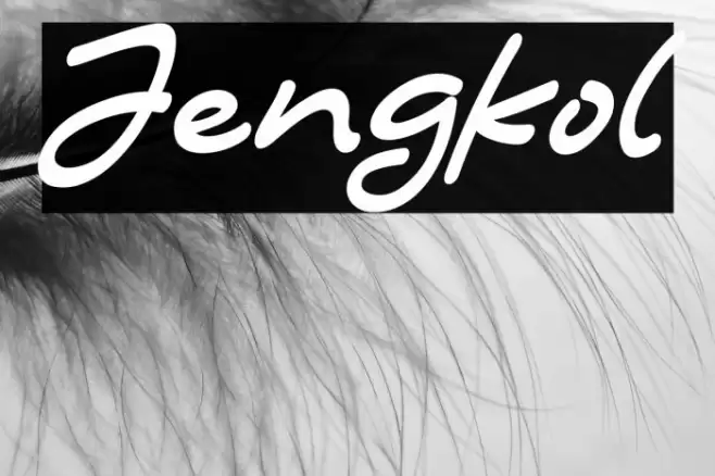 Jengkol Font examples