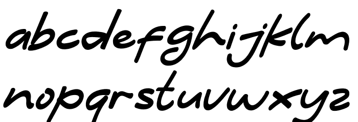 Jengkol Font LOWERCASE