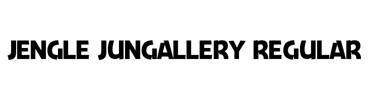 Jengle Jungallery Regular Font