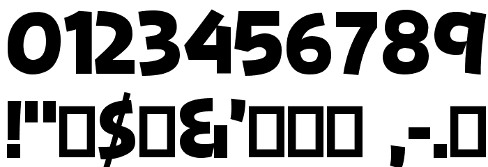 Jengle Jungallery Regular Font OTHER CHARS