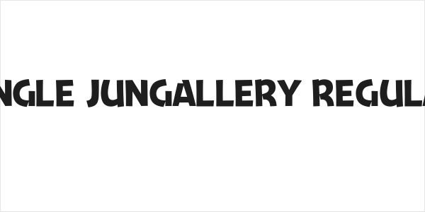 Jengle Jungallery Regular Logo