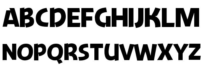 Jengle Jungallery Regular Font LOWERCASE
