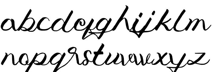 Jengmudy Font LOWERCASE