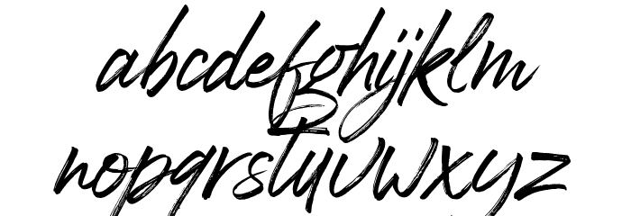 Jengotan PERSONAL USE ONLY Font LOWERCASE