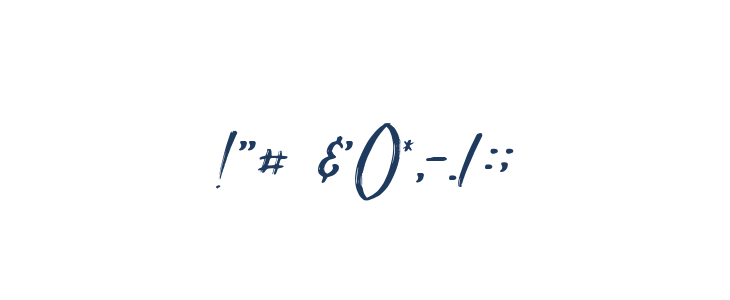 Jenifer Regular Other Characters