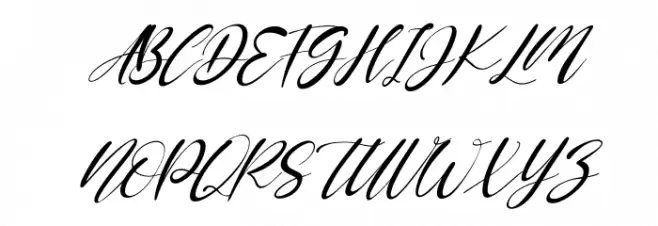 Jeniffer Italic خط أحرف كبيرة