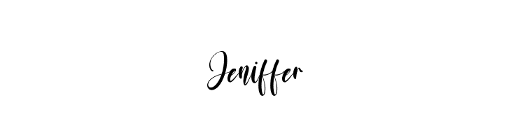 Jeniffer  Free Fonts Download