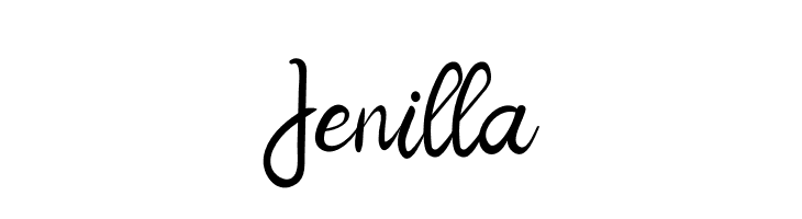 Jenilla  नि: शुल्क फ़ॉन्ट्स डाउनलोड