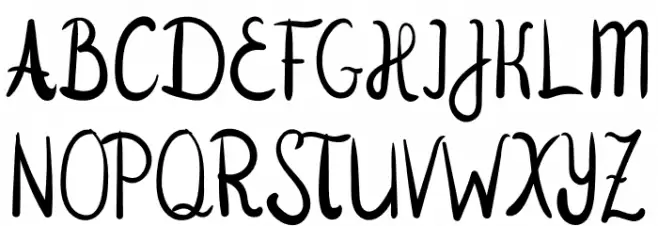 Jenilla Schriftart Groß