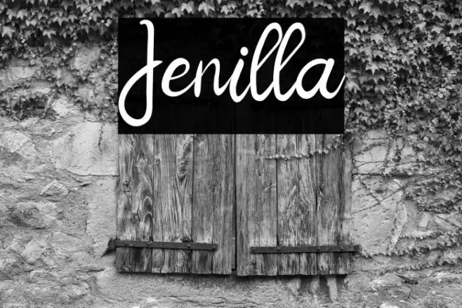 Jenilla Font examples