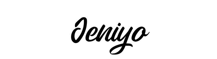 Jeniyo  font caratteri gratis