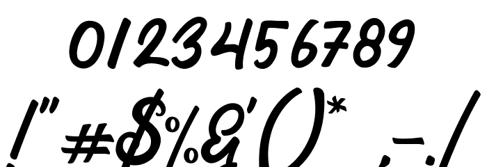 Jeniyo Font OTHER CHARS