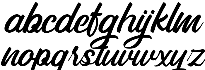 Jeniyo Font LOWERCASE