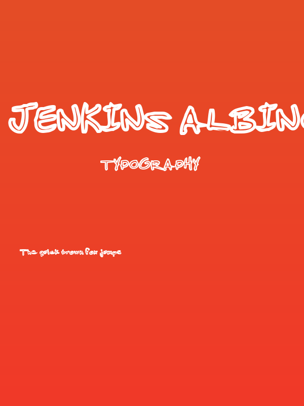 Jenkins Albino Poster