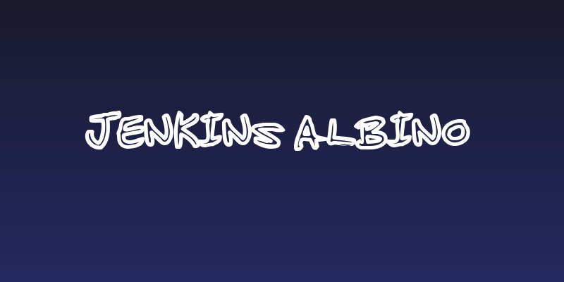 Jenkins Albino Social Header