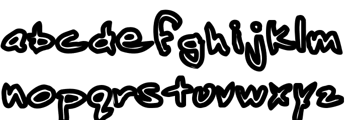 Jenkins Albino Font LOWERCASE