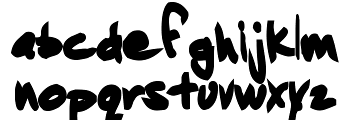 Jenkins Chunkie Font LOWERCASE