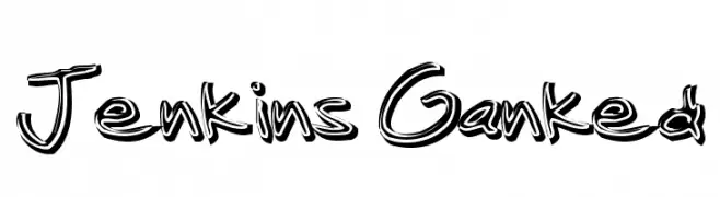 Jenkins Ganked  Frei Schriftart Herunterladen